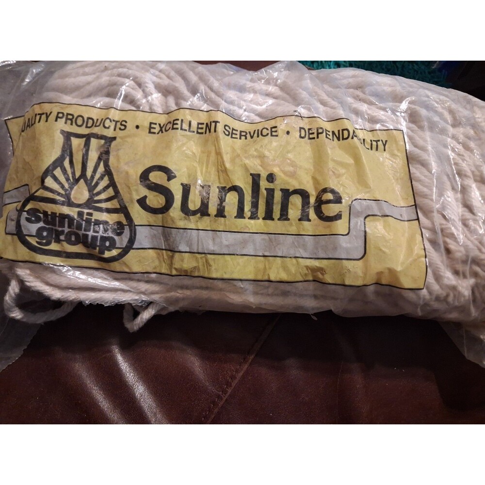 Vintage Sunline group cotton wet mop head replacement refill heavy duty NOS
